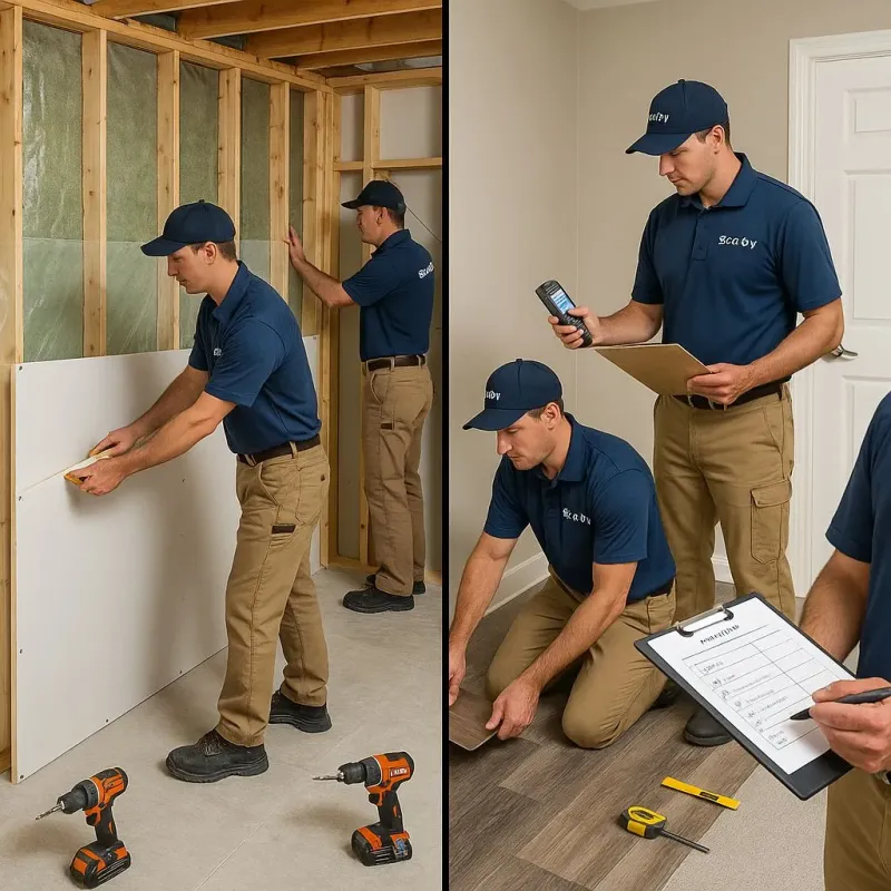Repairs and Reconstruction process in Rolling Fork, MS